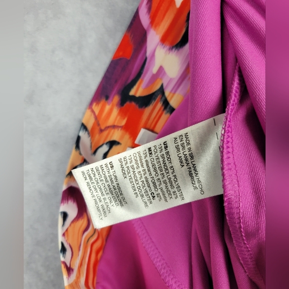 CHICO'S Skort Paisley‎ Print Active Athleisure Golf Tennis Multicolor Size 14 - Picture 9 of 10